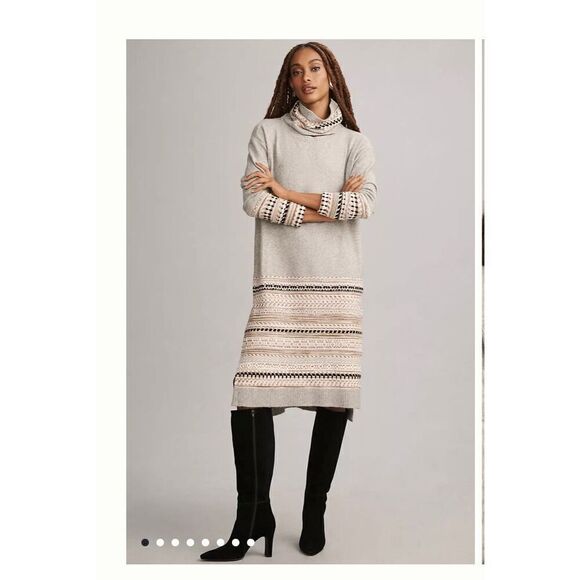 Daily Practice by Anthropologie Turtleneck Sweater Dress NWT! - Picture 1 of 16